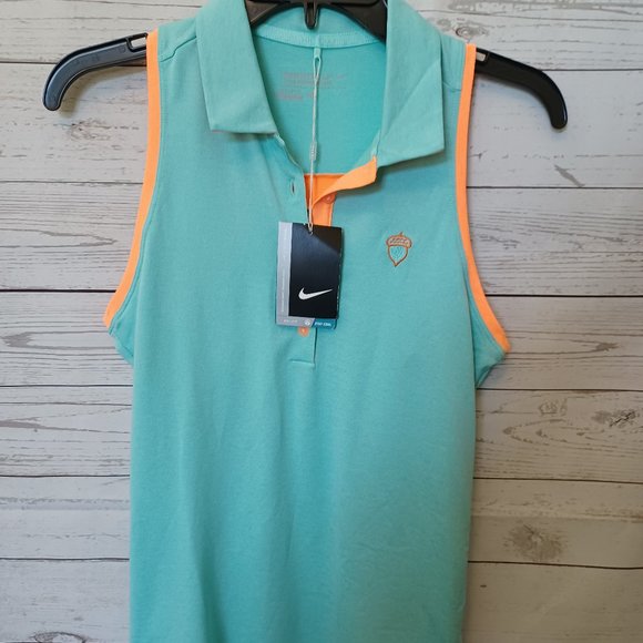 NIKE WOMEN'S SZ SMALL GOLF TOP SLEEVELESS TOUR PERFORMANCE